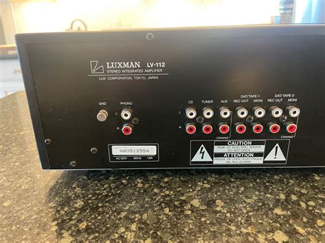 luxman lv 112 amplifier|Luxman LV .